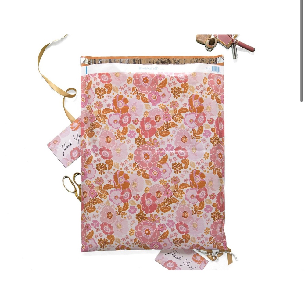 Floral Polymailers, 19x24, 25 ct! - Picture 2 of 2